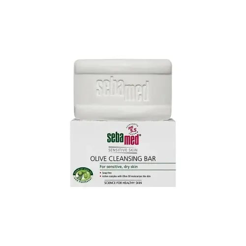 سيباميد قطع تنظيف بالزيتون للبشرة الحساسة والجافة...