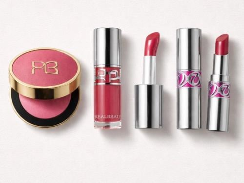 ريل بيوتي احمر خدود+جلوس +روج ثابت