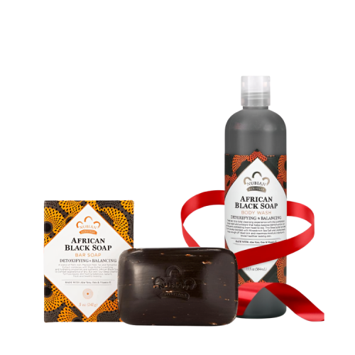 مجموعة الصابون الاسود الافريقي