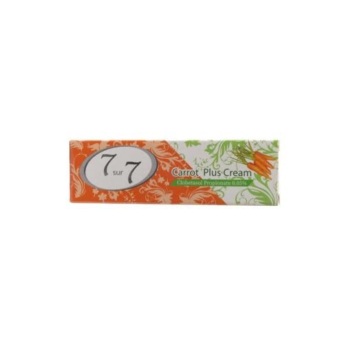 Carrot cream for eliminating dark spots and stretc...
