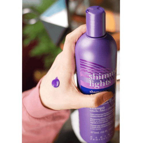 شامبو شيمر لايتس للشعر المصبوغ الرمادي والأشقر، من...