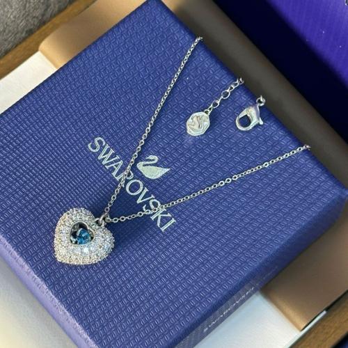 سلسال سواروفسكي blue heart