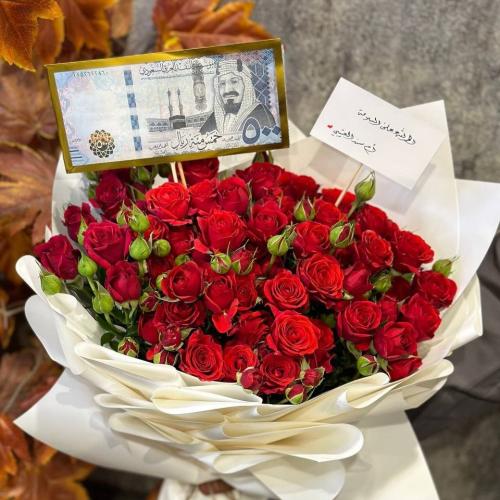 باقة ورد ميني روز أحمر