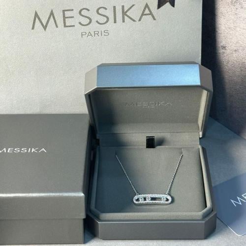 Miskha necklace silver color