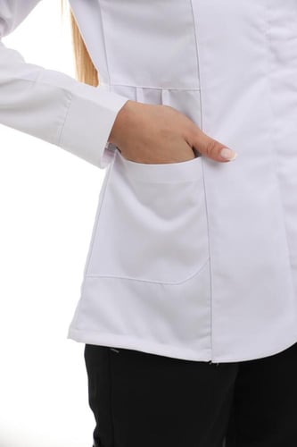 لابكوت هاف كولار نسائي قصير