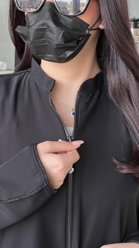 عباية شروق بسحاب _جيب - راقية بطابع عصري