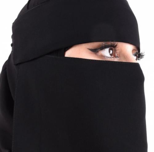 نقاب إسلامي وسط بردة مطاط واحد 9 إنش