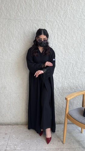 عباية فتون - نصف كلوش راقية بطابع عصري