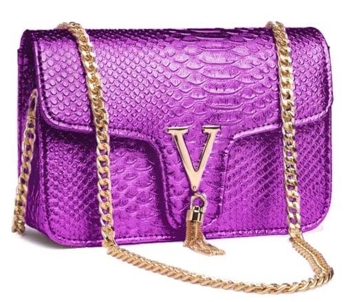 حقيبة كتف جلدية