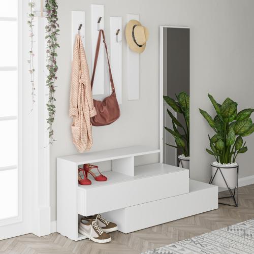 رامدا حامل المدخل خفيف - ابيض