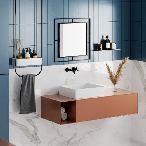 مرآة كورنر - أسود