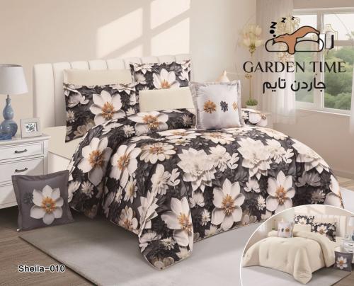 مفرش نفر ونص من جاردن تايم تصميم 3D