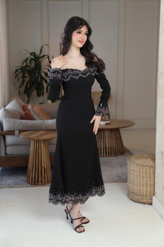 فستان العيد باربي أسود أنيق - فساتين العيد 2026