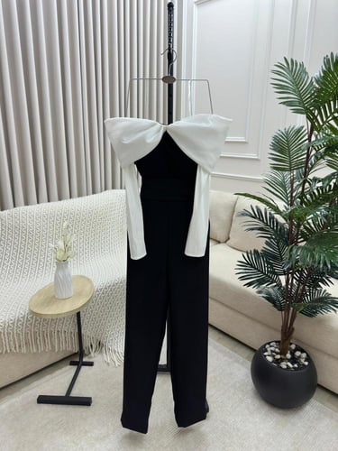 جمبسوت العيد لونين ابيض مع اسود