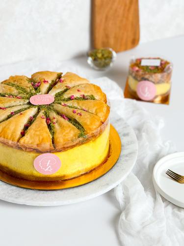 Baklava cheesecake 9 inch
