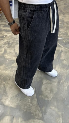 بنطلون اوفر سايز أسود