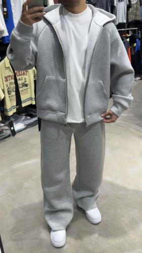 طقم شتوي رصاصي