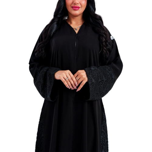 عباية رزان قماش كريب لمار