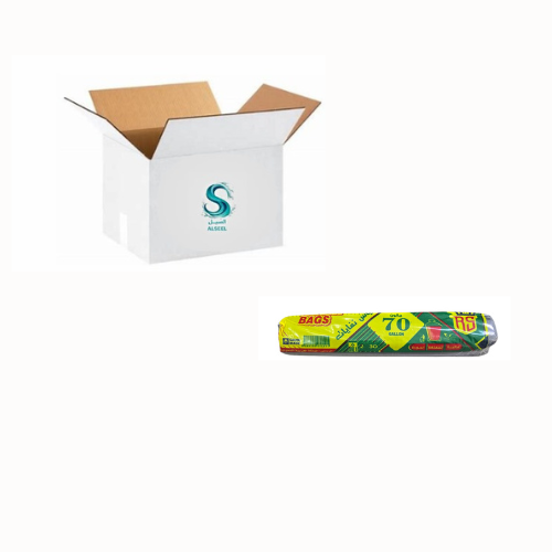 اكياس نفايات مقاس 70 جالون شد 10 ( 4 كيلو )