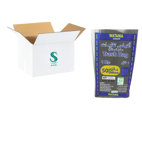اكياس نفايات الوطنية مقاس 50 جالون شد 10 ( 10 كيلو...