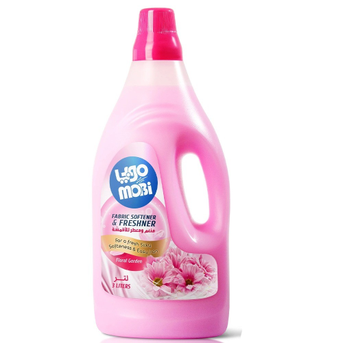 موبي منعم ومعطر للاقمشة زهري 3 لتر