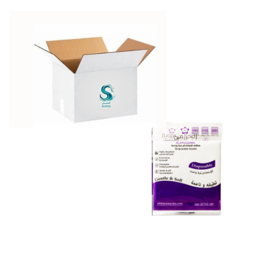 مناشف استخدام مره الخزامى كرتون 200