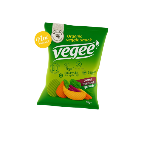 شيبس الخضار العضوية المحمصة عضوي نباتي خالي من الج...