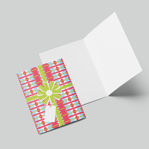 Gift card with Sadu embroidery