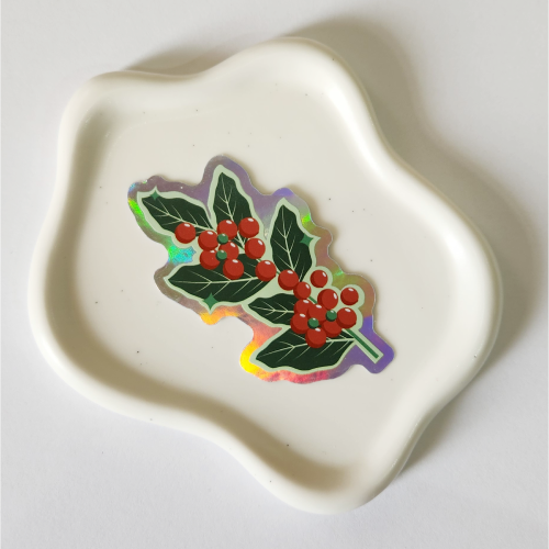 Saudi coffee seed sticker