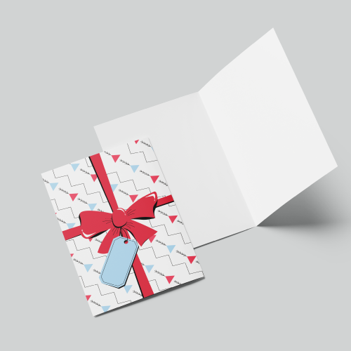 Gift card with Al-Qat Al-Asiri engraving