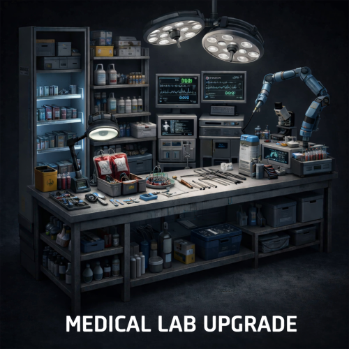 تطوير طاولة الميدكيل لاب - Medical Lab Upgrade