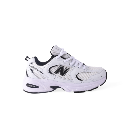 حذاء بي ان نيو ترند ابيض في اسود نسائي