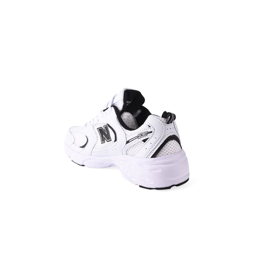 حذاء بي ان نيو ترند ابيض في اسود نسائي