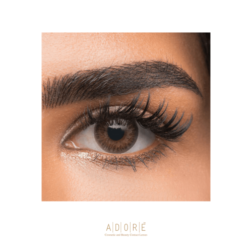 Light brown medical lenses