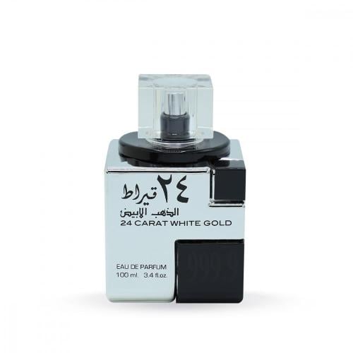 عطر 24 قيراط الذهب الابيض او دو بارفيوم للرجال من لطافة100 مل