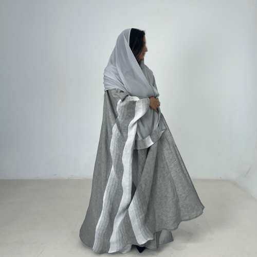 Linen Gray Waves