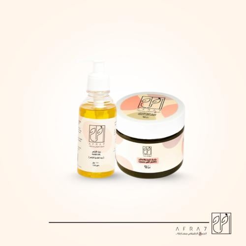 ماسك الحنا وزيت الشعر من أفراح