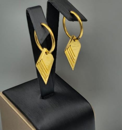 حلق نسائي أنيق مصنوع من الستانلس ستيل عالي الجودة,...