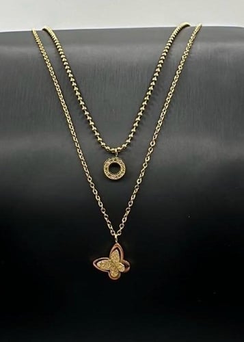 سلسال نسائي انيق مصنوع من الستانلس ستيل المقاوم لل...