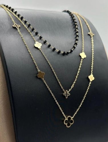 سلسال نسائي انيق مصنوع من الستانلس ستيل المقاوم لل...