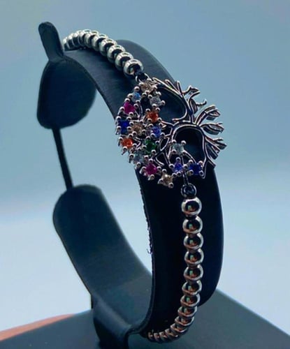 إسواره ZIRCON STONE النسائية مع الخيط القابل للتعد...