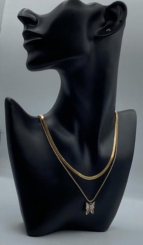 سلسال نسائي انيق مصنوع من الستانلس ستيل المقاوم لل...