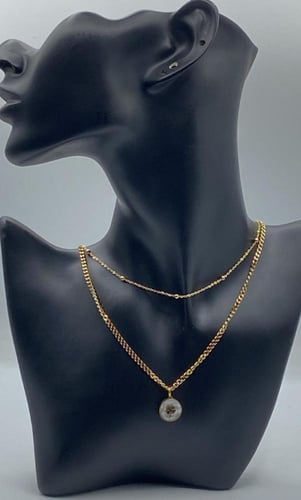 سلسال نسائي انيق مصنوع من الستانلس ستيل المقاوم لل...