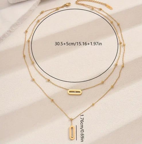 سلسال ميسيكا دورين من الفولاذ المقاوم للصدأ بأسلوب...