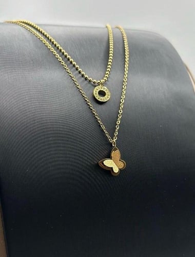 سلسال نسائي انيق مصنوع من الستانلس ستيل المقاوم لل...