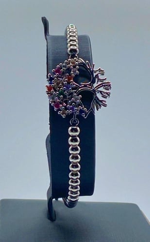 إسواره ZIRCON STONE النسائية مع الخيط القابل للتعد...