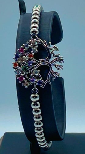 إسواره ZIRCON STONE النسائية مع الخيط القابل للتعد...