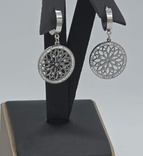 حلق نسائي أنيق مصنوع من الستانلس ستيل عالي الجودة,...