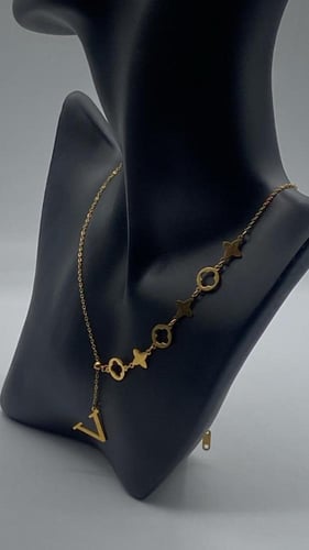 سلسال نسائي انيق مصنوع من الستانلس ستيل المقاوم لل...