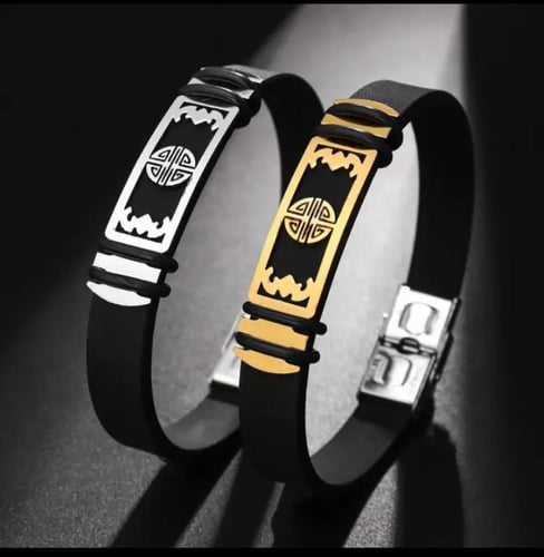 سوار رجالي مصنوع من السيليكون